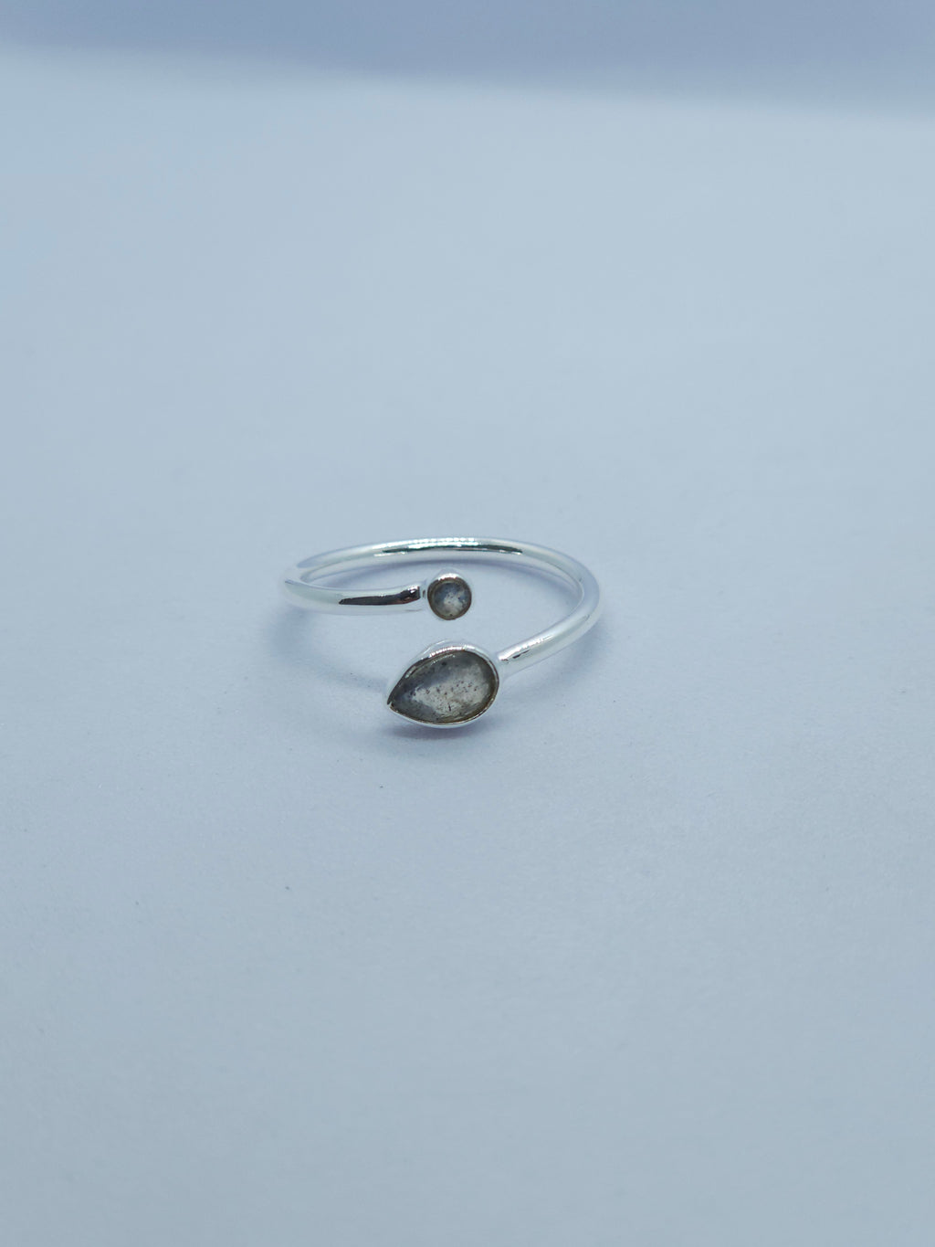 Ring 2 stone, Adjustable