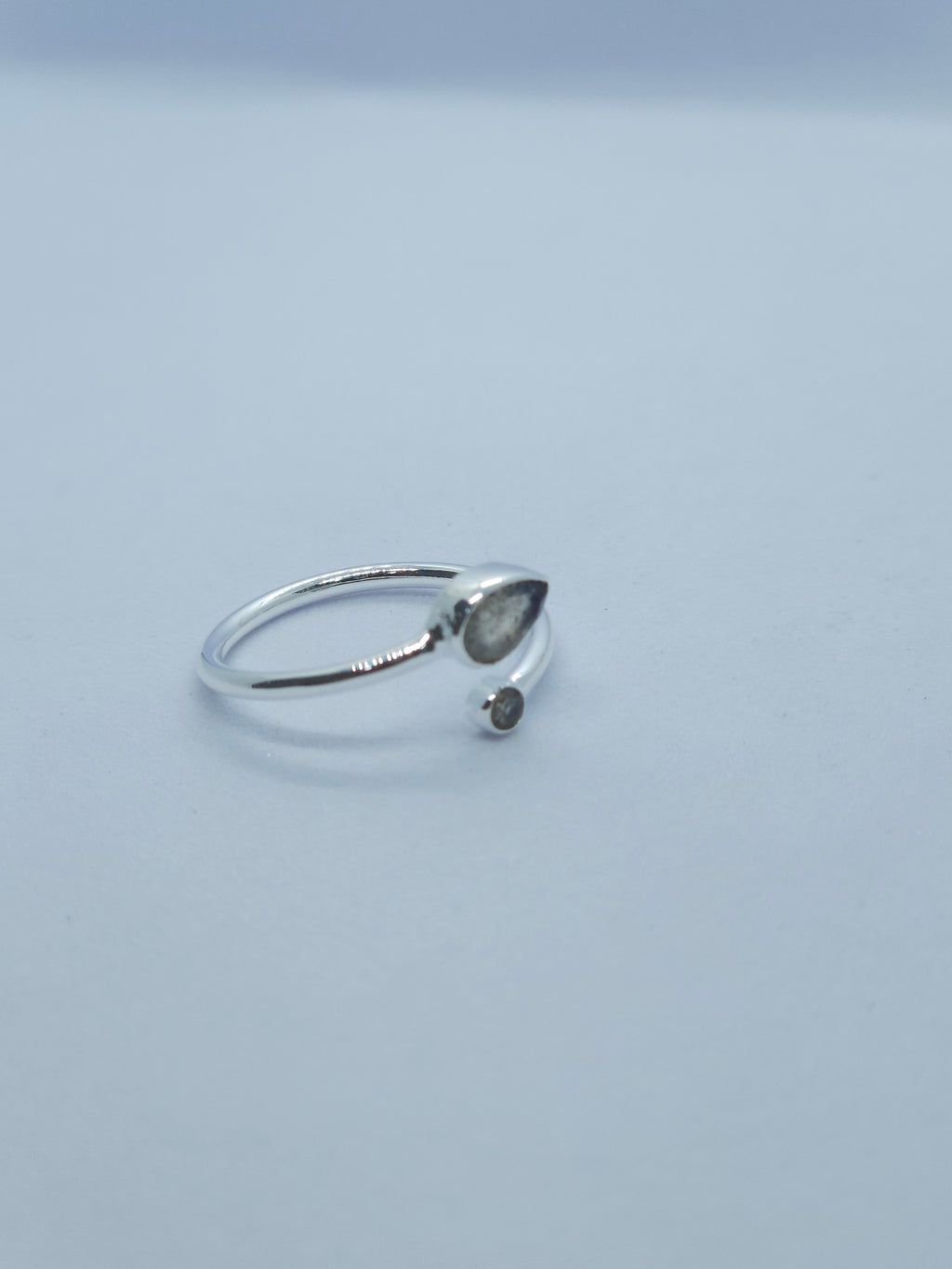 Ring 2 stone, Adjustable