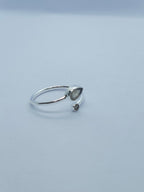 Ring 2 stone, Adjustable