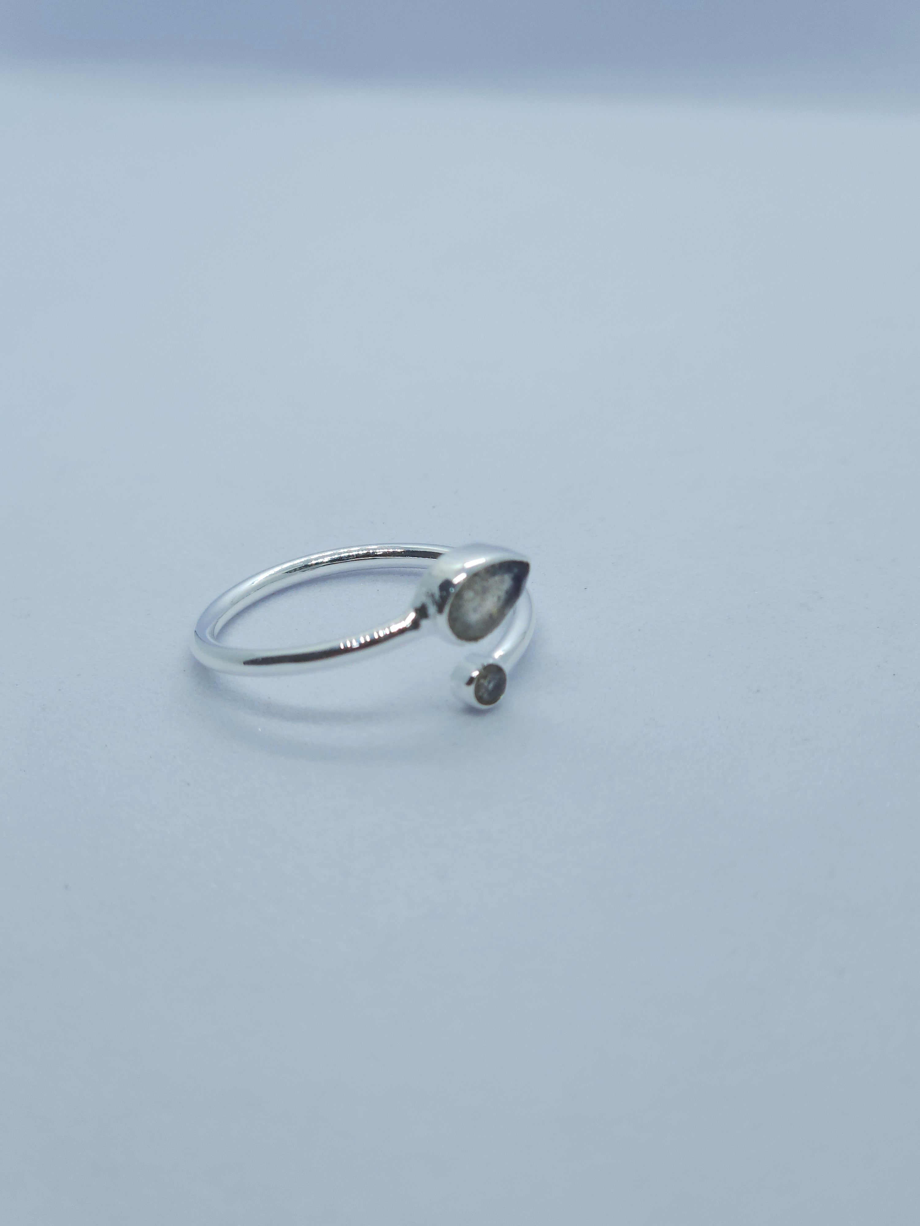 Ring 2 stone, Adjustable