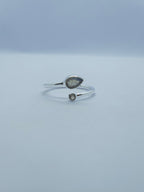 Ring 2 stone, Adjustable