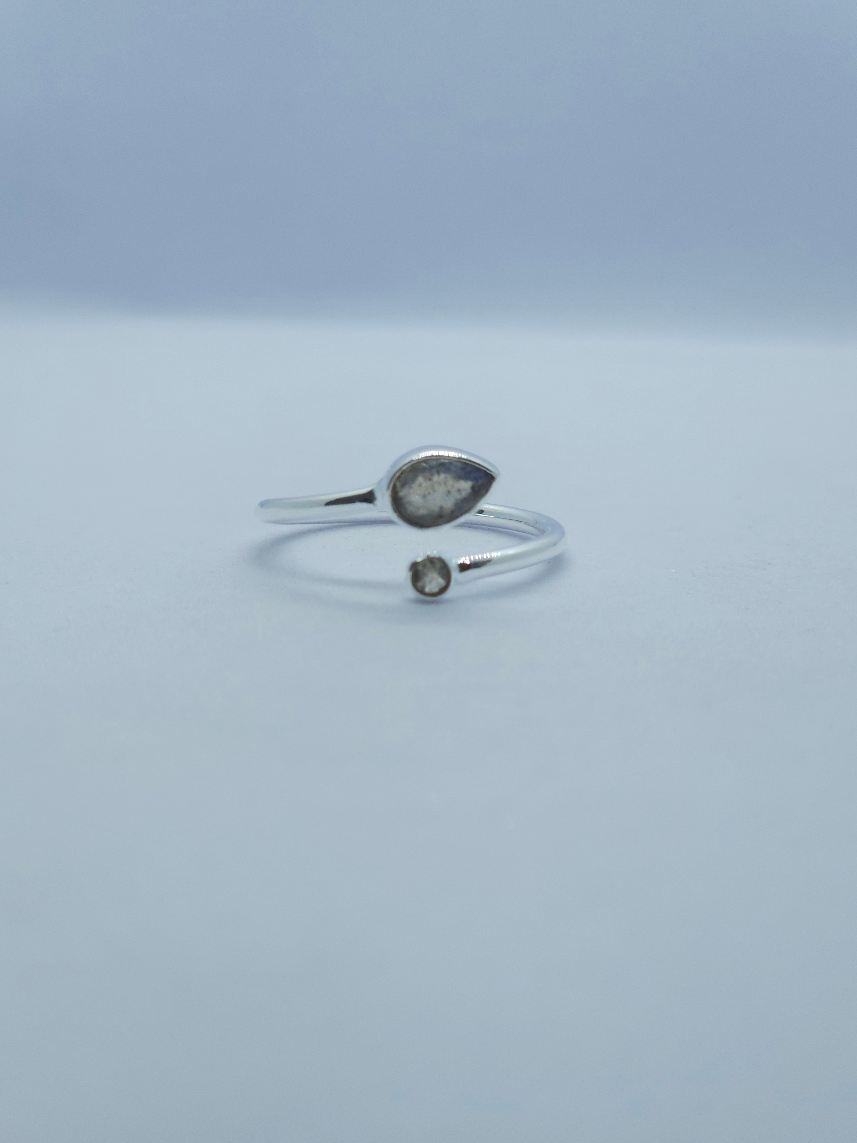 Ring 2 stone, Adjustable