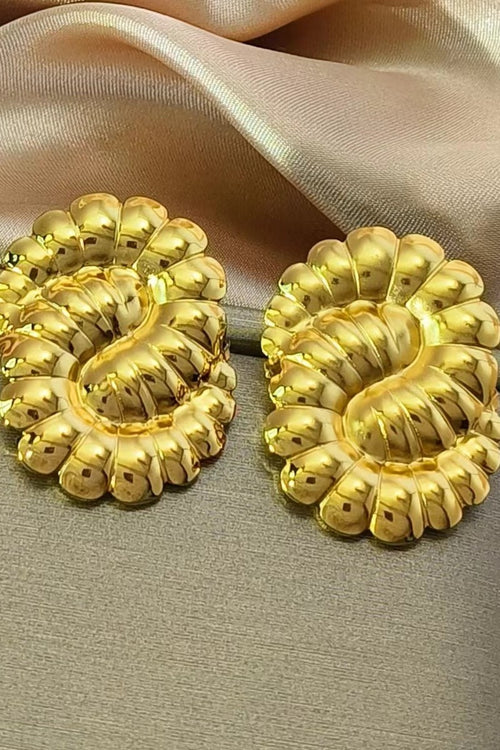 Anti tarnish stainless steel Earrings for women Colour:- Gold 18 k gold plated, 6 month colour gurantee