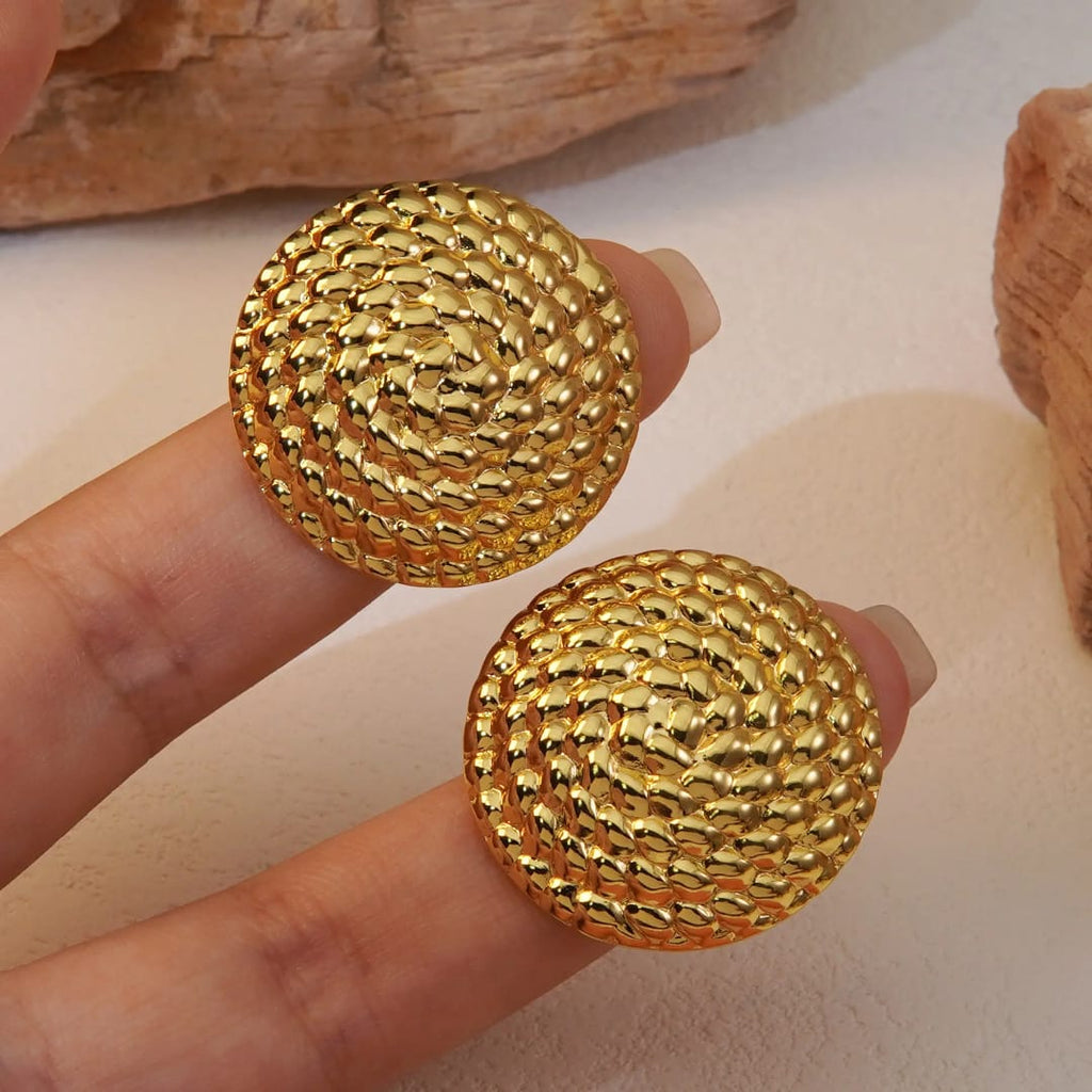 Stainless steel Studs for women Anti Allergic and Anti Tarnish 18 k gold plated Superior Quality