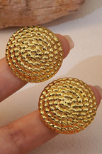 Stainless steel Studs for women Anti Allergic and Anti Tarnish 18 k gold plated Superior Quality
