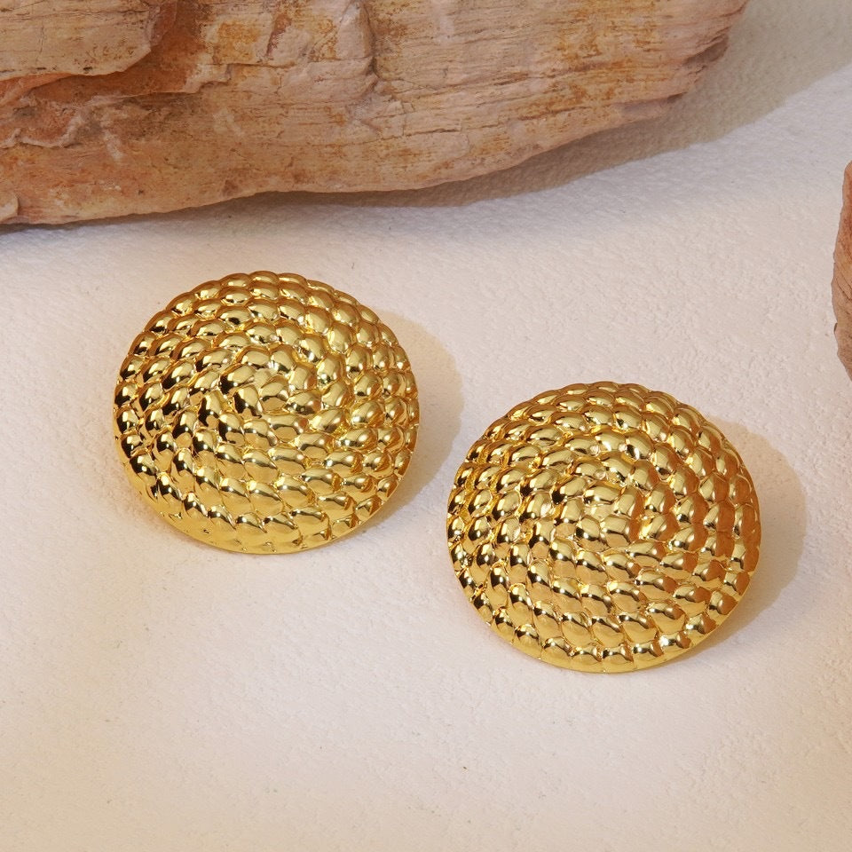 Stainless steel Studs for women Anti Allergic and Anti Tarnish 18 k gold plated Superior Quality