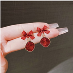 Bow shape Earrings for women