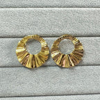 Stainless steel earrings for women 18 k gold plated Anti tarnish and Anti Allergic Superior Quality products