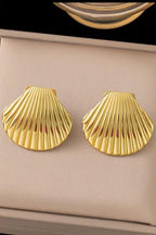 Stainless steel earrings for womenColor :- Gold18 k gold plated Anti tarnish and Anti Allergic Superior Quality jewellery