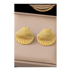 Stainless steel earrings for womenColor :- Gold18 k gold plated Anti tarnish and Anti Allergic Superior Quality jewellery