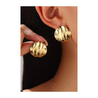 Stainless steel Earrings for women Anti tarnish and Anti Allergic Colour::- Gold 18 k gold plated, superior Quality