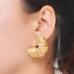 Stainless steel Earrings for women Colour:- GoldAnti tarnish and Anti allergic 18 k gold plating Superior quality jewellery