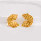Stainless steel Earrings for women Colour:- GoldAnti tarnish and Anti allergic 18 k gold plating Superior quality jewellery