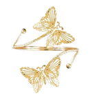 Butterfly Armlet for women Single piece Colour:- Gold Material:- Alloy Copper Anti tarnish and Anti Allergic