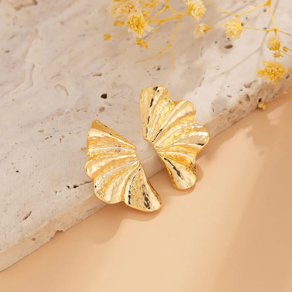 Stainless steel butterfly earrings 18 k gold plated Anti tarnish and Anti Allergic Superior Quality products