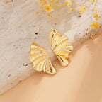 Stainless steel butterfly earrings 18 k gold plated Anti tarnish and Anti Allergic Superior Quality products