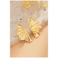 Stainless steel butterfly earrings 18 k gold plated Anti tarnish and Anti Allergic Superior Quality products