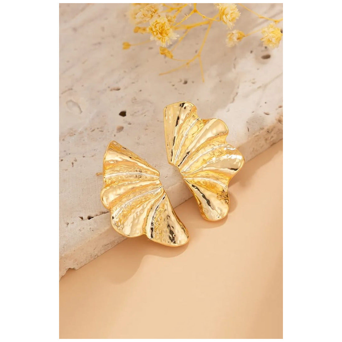 Stainless steel butterfly earrings 18 k gold plated Anti tarnish and Anti Allergic Superior Quality products