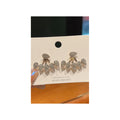 Zircon and Stone drop Earrings Material :- Rhinestones and AlloyColor :- Gold