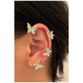 Butterfly Earcuffs for girls 1 piece = 85 rs Anti tarnish and Anti Allergic Colour:- Gold Superior Quality products