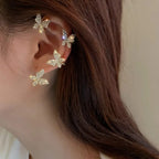 Butterfly Earcuffs for girls 1 piece = 85 rs Anti tarnish and Anti Allergic Colour:- Gold Superior Quality products