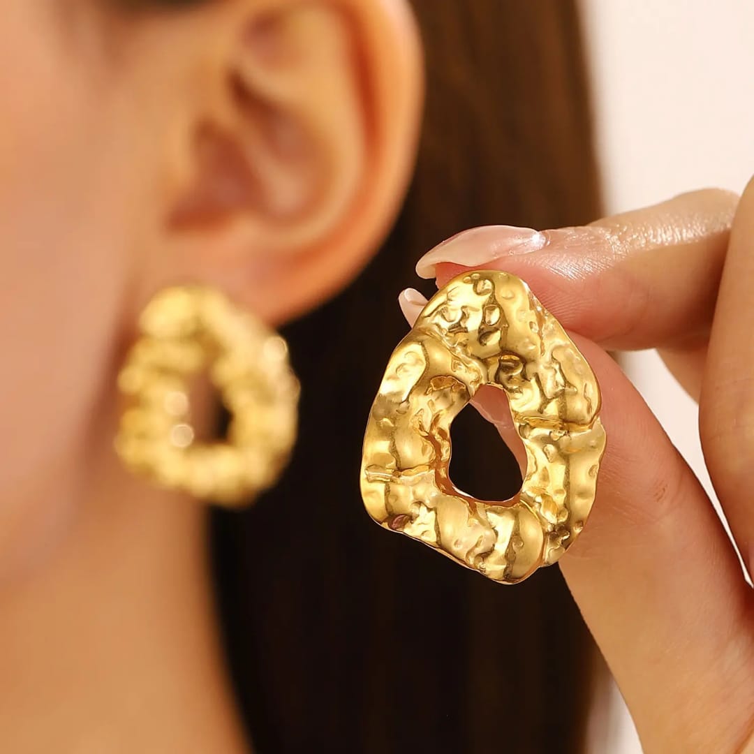 Stainless steel earrings for women Anti tarnish and Anti Allergic 18 k gold plated Superior Quality products