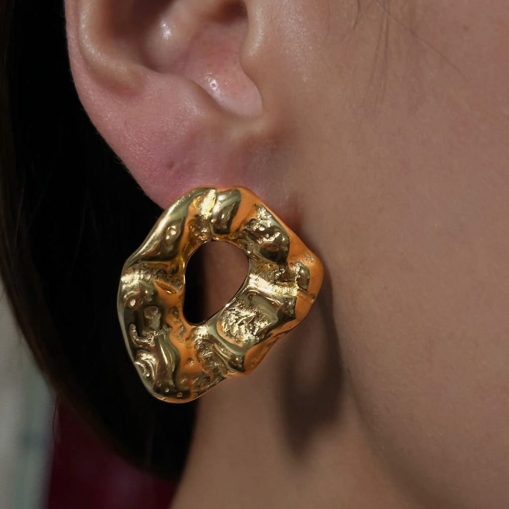 Stainless steel earrings for women Anti tarnish and Anti Allergic 18 k gold plated Superior Quality products