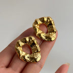 Stainless steel earrings for women Anti tarnish and Anti Allergic 18 k gold plated Superior Quality products
