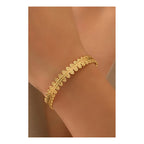 Stainless steel bracelet for women Hot selling designsAnti Tarnish and Anti allergic material 18 k gold plated with titanium material