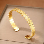 Stainless steel bracelet for women Hot selling designsAnti Tarnish and Anti allergic material 18 k gold plated with titanium material