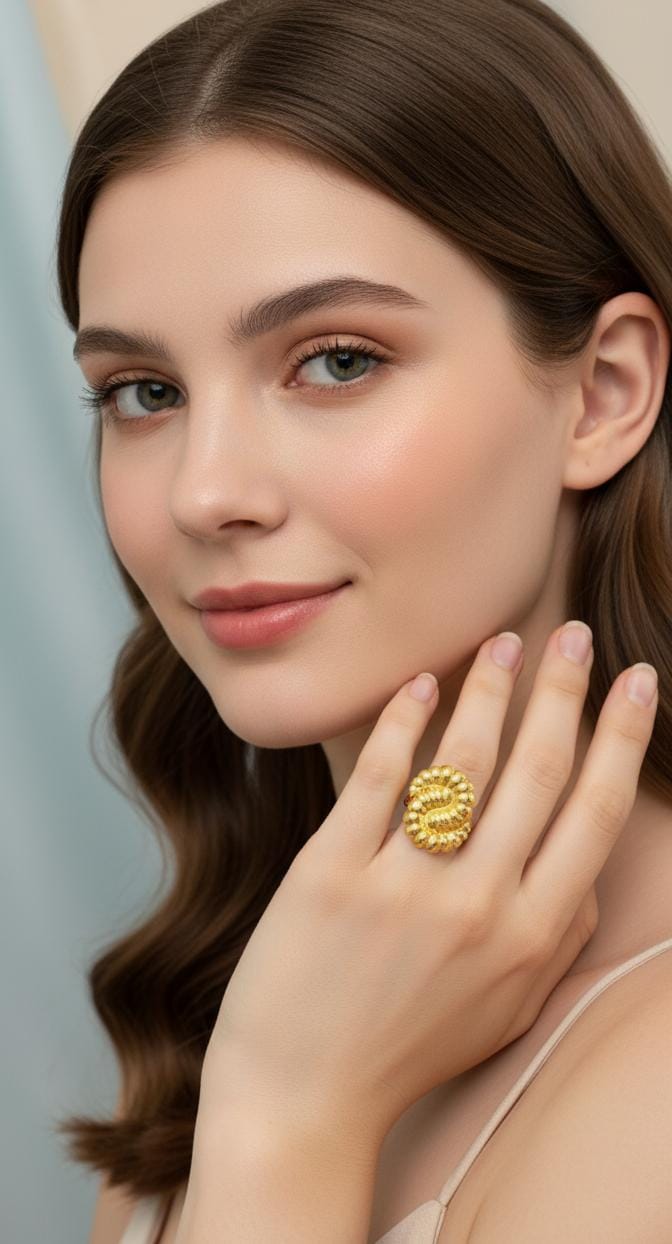 Women statement finger rings Exclusive design and trendy collection Stainless steel material Anti tarnish and Anti Allergic