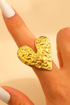 Statement finger rings for women Material:- Stainless steel Colour:- GoldAnti tarnish and Anti Allergic Superior Quality products