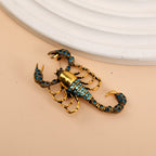 Scorpion shaped Brooch Unisex style for men and women bothAnti tarnished material Colour:- Same as photo Material:- Alloy copper