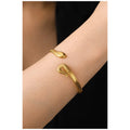 Stainless steel bracelet for women Hot selling designsAnti Tarnish and Anti allergic material 18 k gold plated with titanium material