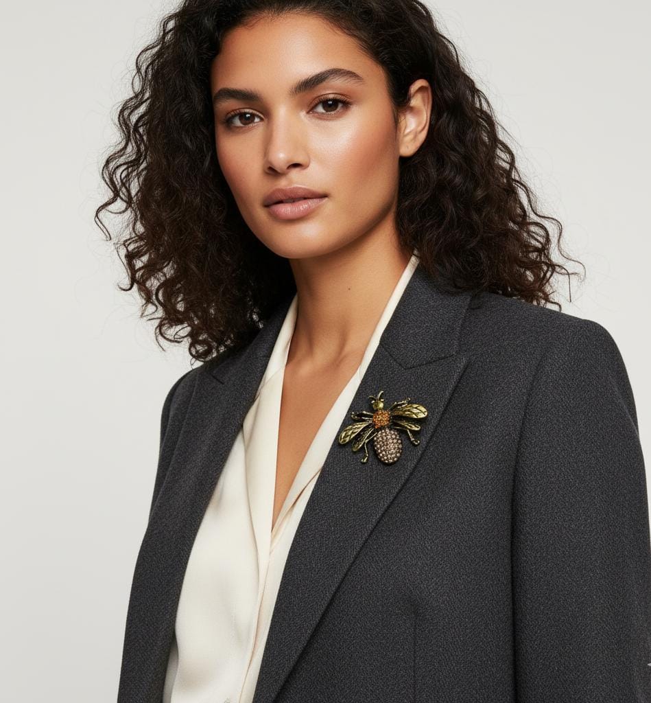 Brooches for Men's and Women Unisex style Party wear look Anti Tarnish and Anti allergic