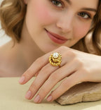 Statement finger rings for women Material:- Stainless steel Anti tarnished and Anti Allergic Superior Quality products