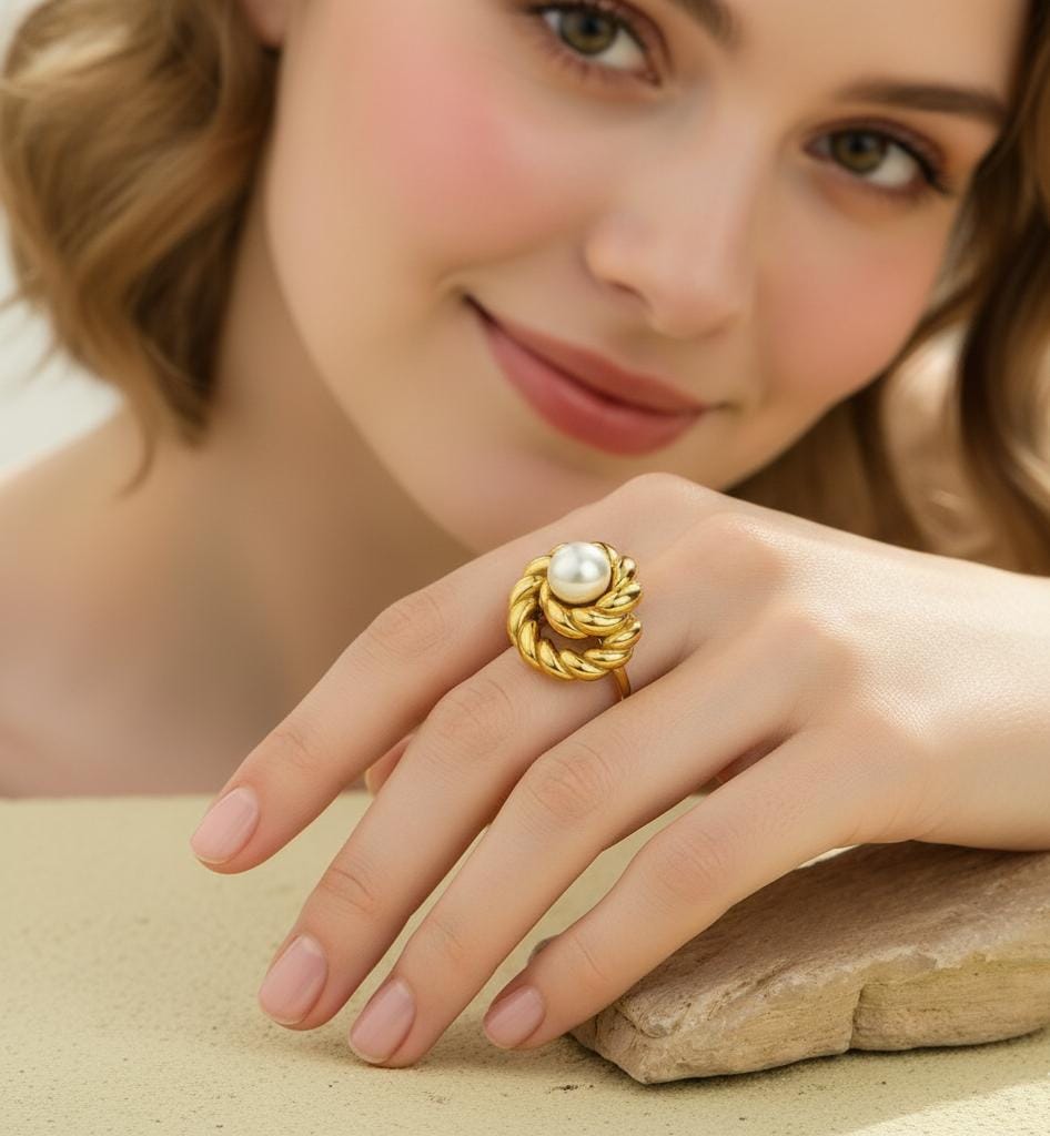 Statement finger rings for women Material:- Stainless steel Anti tarnished and Anti Allergic Superior Quality products