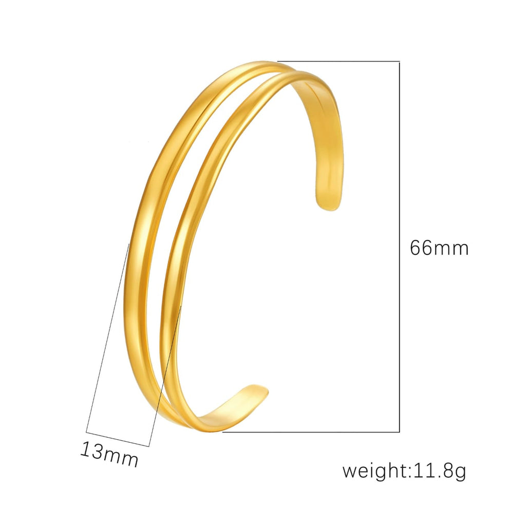 Stainless steel bracelet for women Colour:- GoldAnti tarnish and anti Allergic Superior Quality with  eye catching look
