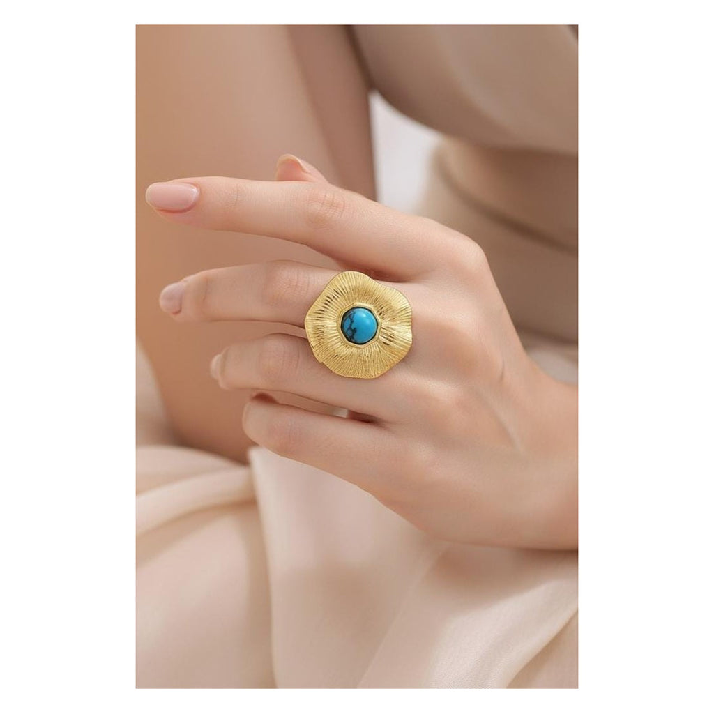 Exclusive launch, pearl design Finger rings Colour:- GoldMaterial:- Stainless steel Anti tarnish and Anti Allergic, statement rings