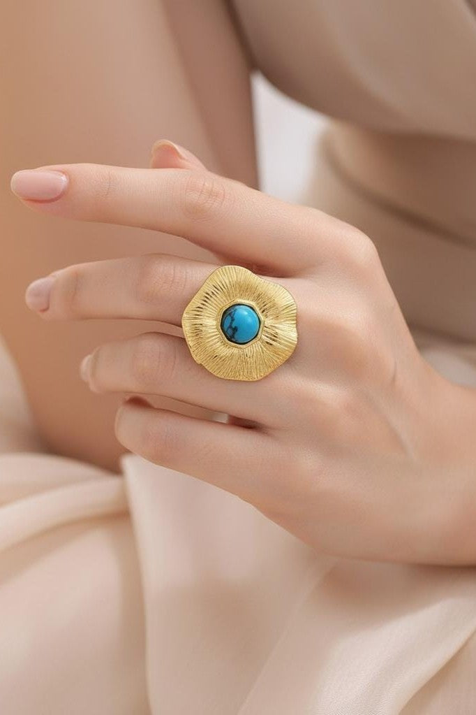 Exclusive launch, pearl design Finger rings Colour:- GoldMaterial:- Stainless steel Anti tarnish and Anti Allergic, statement rings