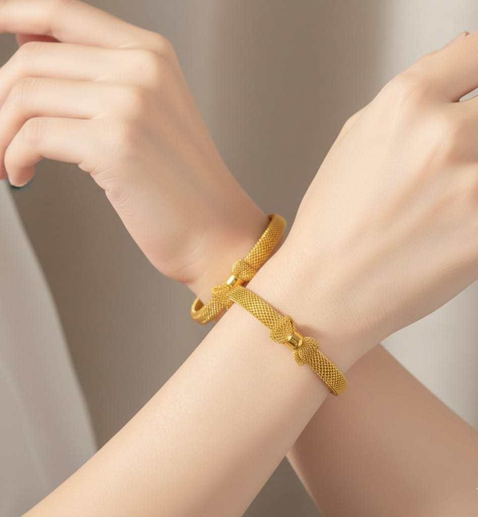 Weeding Bracelet for women Anti tarnish material Pack of 2 bangles 220 rs = 2 pieces
