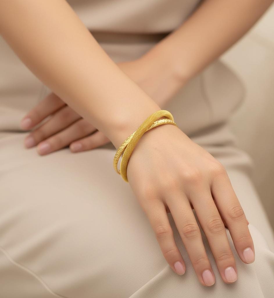 Party wear and Weeding style bracelets Pack of 2 = 250 rs Material:- Titanium and Copper mixSuperior Quality Arabic products