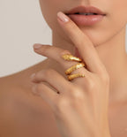Snake finger ring for women