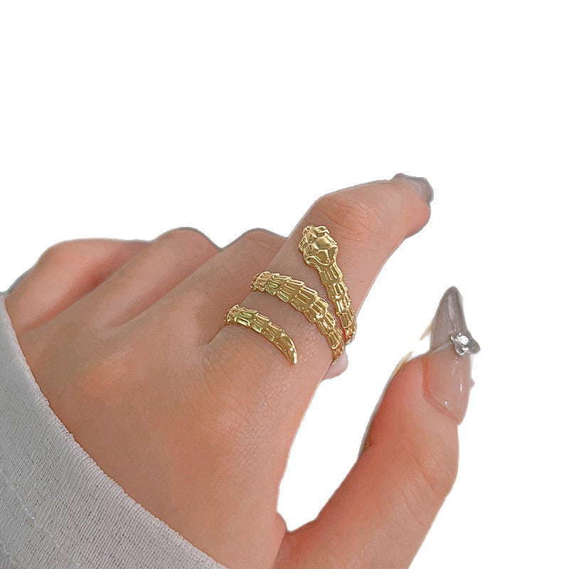 Snake finger ring for women