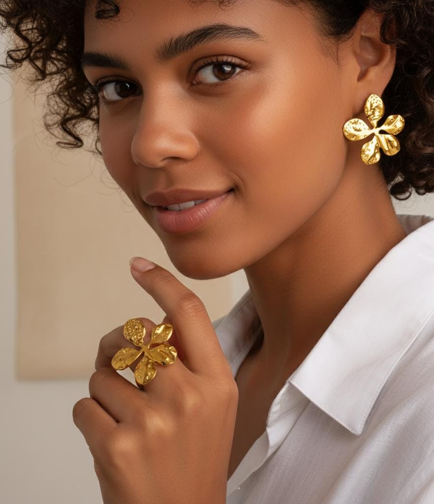 Stainless steel statement rings for women