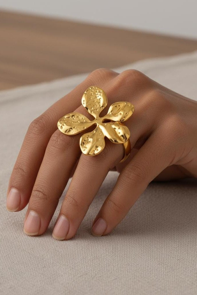 Stainless steel statement rings for women
