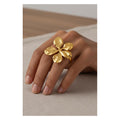 Stainless steel statement rings for women