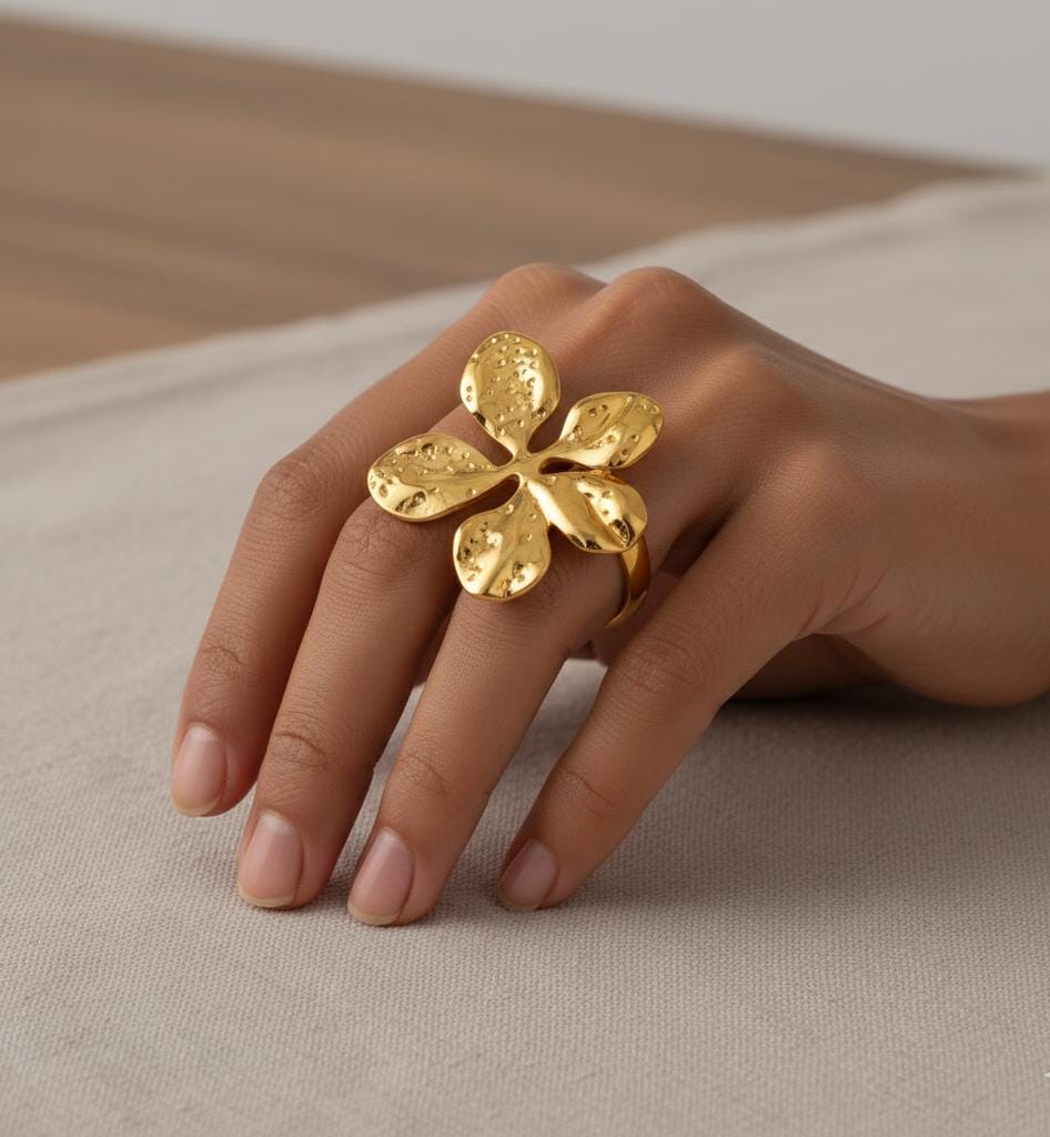 Stainless steel statement rings for women