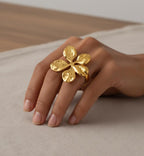 Stainless steel statement rings for women