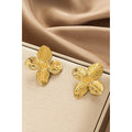 Stainless steel Flower  shape Earrings Anti tarnish and Anti Allergic 18 k gold plated Superior Quality products